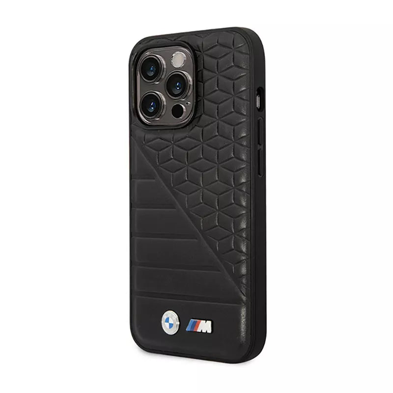 BMW Bi Pattern – dėklas, skirtas iPhone 14 Pro Max (juodas)
