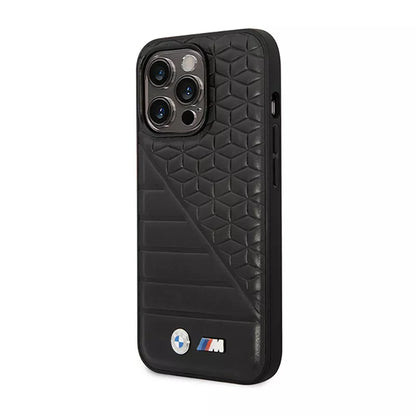 BMW Bi Pattern – dėklas, skirtas iPhone 14 Pro Max (juodas)