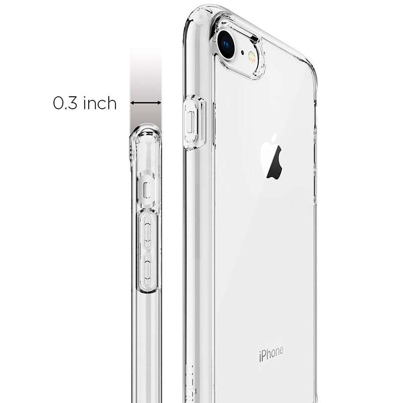 Spigen Ultra Hybrid – dėklas skirtas iPhone SE 2022 / SE 2020 / 8 / 7 (skaidrus)
