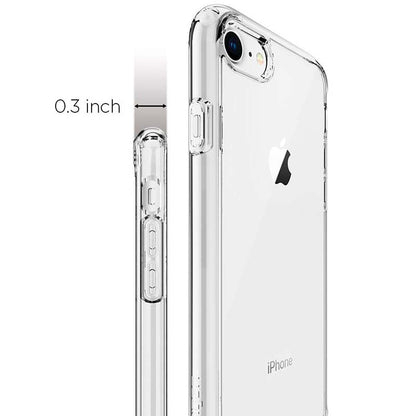 Spigen Ultra Hybrid – dėklas skirtas iPhone SE 2022 / SE 2020 / 8 / 7 (skaidrus)