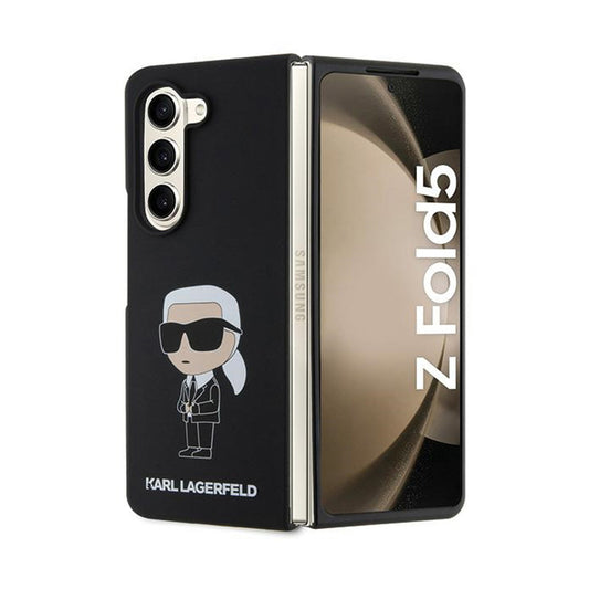 Karl Lagerfeld Silicone Ikonik - Samsung Z Fold 5 dėklas (juodas)