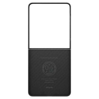 Spigen Airskin Aramid – Dėklas, skirtas Samsung Galaxy Z Flip 7 (juodas)