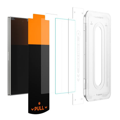 Spigen GLAS.TR EZ Fit Pro HD 2-Pack – grūdintas stiklas, skirtas Samsung Galaxy Z Fold 7 (2 vnt.)