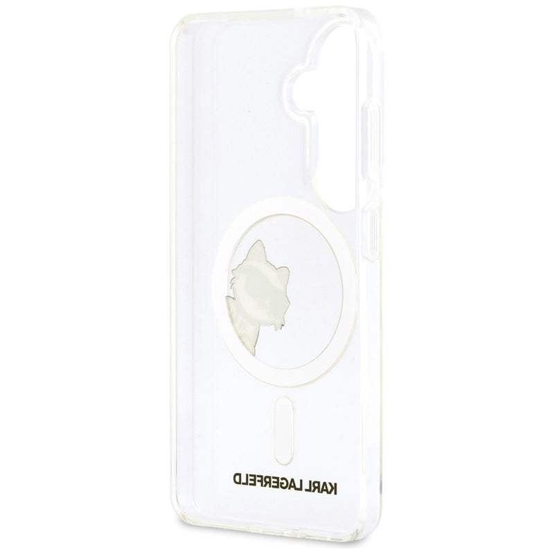 Karl Lagerfeld IML Peekaboo Choupette MagSafe dėklas - Samsung Galaxy S26 dėklas (Skaidrus)