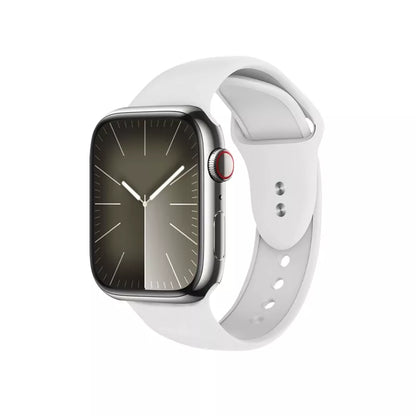 Crong Liquid – Dirželis skirtas Apple Watch 38/40/41/42 mm (baltas)
