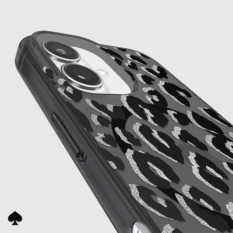 Kate Spade New York Protective MagSafe – dėklas iPhone 16 (City Leopard)