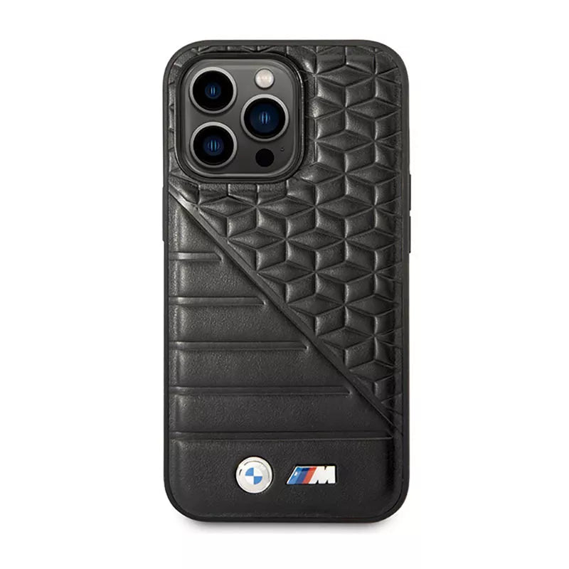 BMW Bi Pattern – dėklas, skirtas iPhone 14 Pro Max (juodas)
