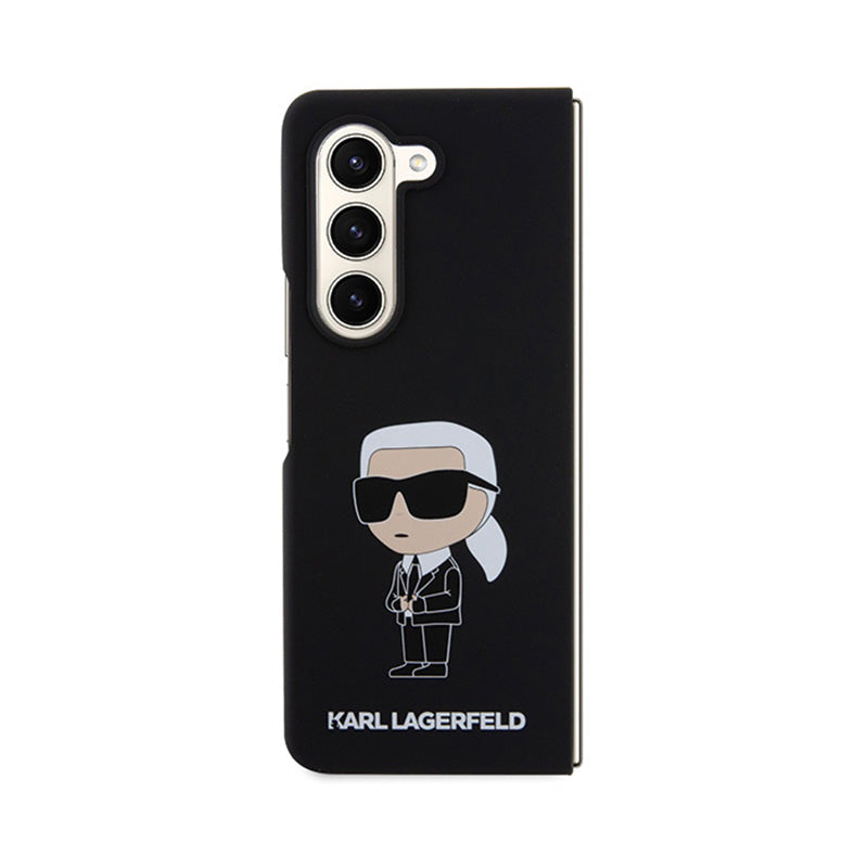 Karl Lagerfeld Silicone Ikonik - Samsung Z Fold 5 dėklas (juodas)