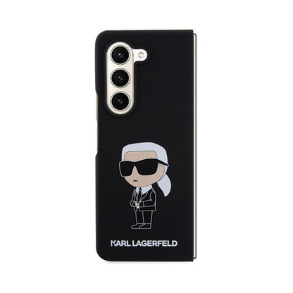 Karl Lagerfeld Silicone Ikonik - Samsung Z Fold 5 dėklas (juodas)