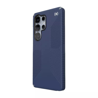 Speck Presidio2 Grip Magnet – Dėklas, skirtas Samsung Galaxy S25 Ultra MagSafe (Pakrantės mėlyna/Dulkių pilka/Balta)