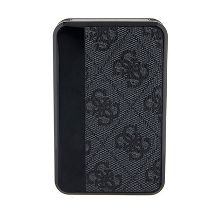 Guess 4G odinė metalo logotipo baterija – išorinė baterija 10000 mAh 18W (juoda)