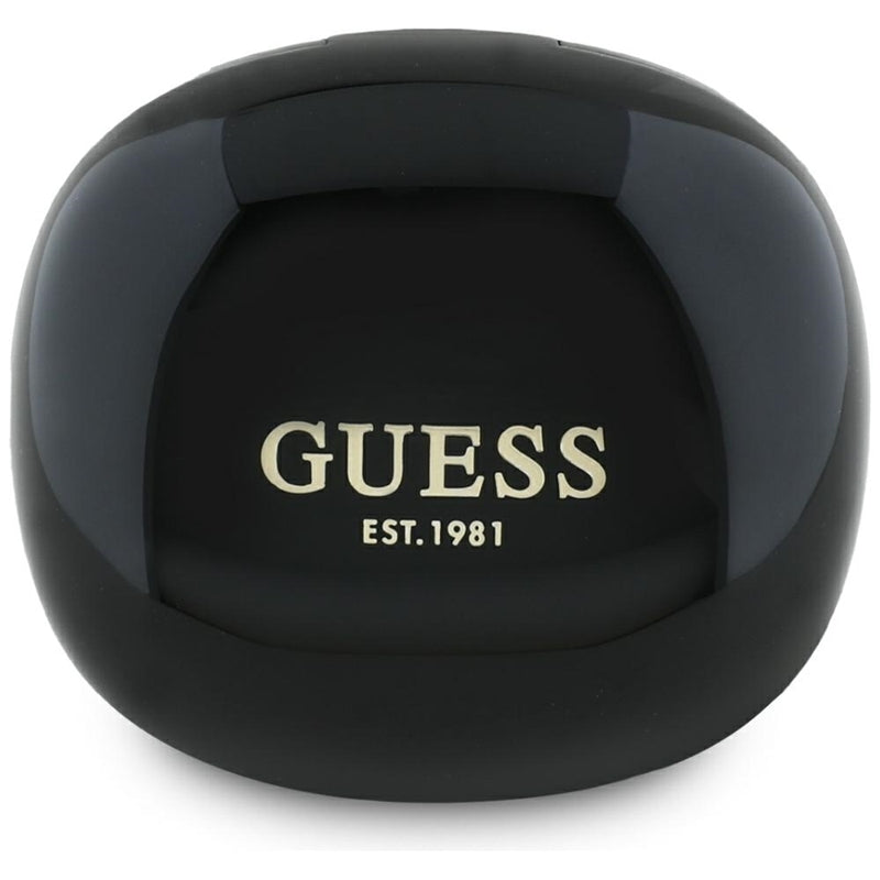 Guess Flat Classic Logo Electroplated – TWS ausinės + įkrovimo dėklas (juodas)