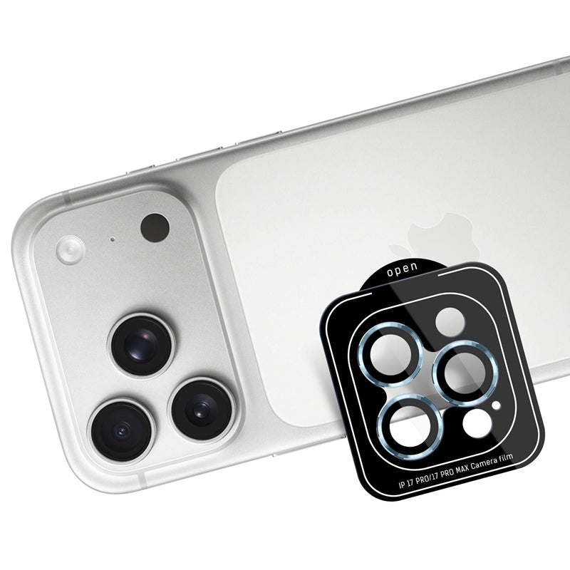 3mk Apsauga objektyvui Pro - Grūdintas stiklas kamerai skirta iPhone 17 Pro / iPhone 17 Pro Max (Vandenyno mėlyna)