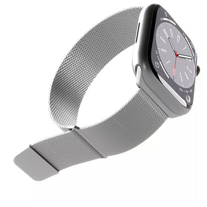 Puro Milanese Magnetic Band - Nerūdijančio plieno apyrankė Apple Watch 38/40/41/42 mm (sidabrinė)