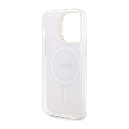 Guess 4G MagSafe – dėklas, skirtas iPhone 14 Pro (rožinis)