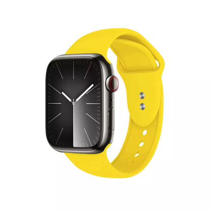 Crong Liquid – Dirželis Apple Watch 38/40/41/42 mm (geltonas)