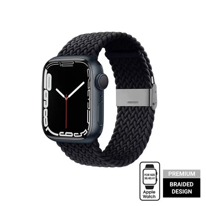 Crong Wave Band – Pintinė apyrankė, skirta „Apple Watch“ 38/40/41/42 mm (grafito)