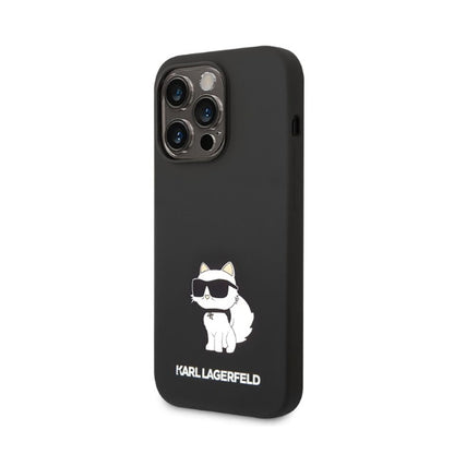 Karl Lagerfeld Silikoninis NFT Choupette – dėklas, skirtas „iPhone 14 Pro Max“ („Black“)