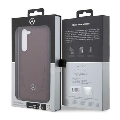 Mercedes Leather Urban Line – dėklas Samsung Galaxy S23+ (raudonas)