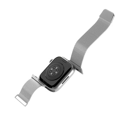 Puro Milanese Magnetic Band - Nerūdijančio plieno apyrankė Apple Watch 38/40/41/42 mm (sidabrinė)