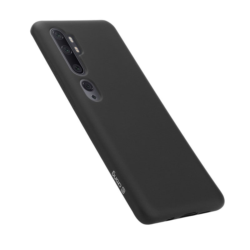 Crong Color Cover – lankstus dėklas, skirtas Xiaomi Mi Note 10 / Mi Note 10 Pro (juodas)
