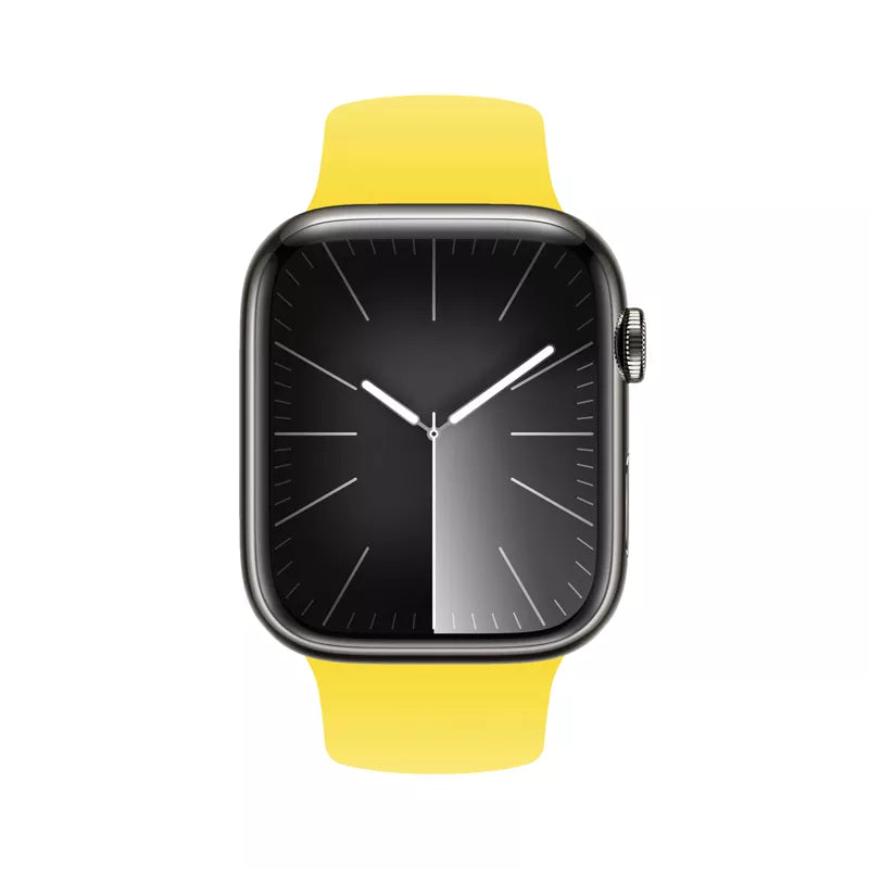 Crong Liquid – Dirželis Apple Watch 38/40/41/42 mm (geltonas)