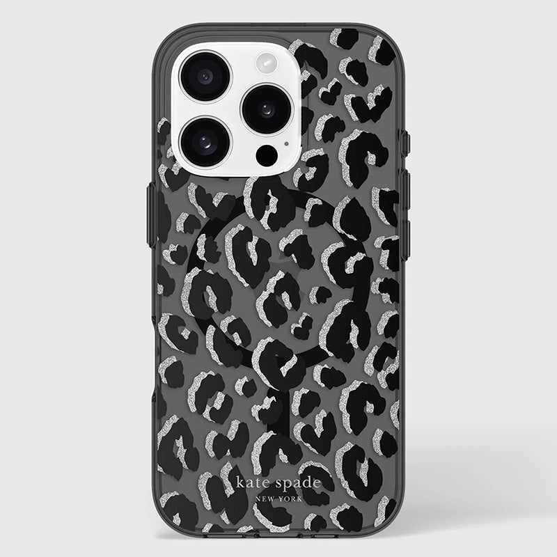 Kate Spade New York Protective MagSafe – dėklas iPhone 16 Pro (City Leopard)