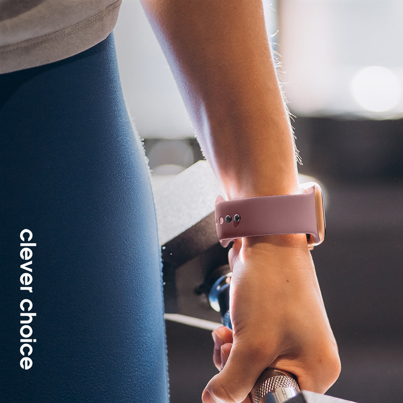 Crong Liquid - Apple Watch apyrankė 38/40/41/42 mm (dusty pink)