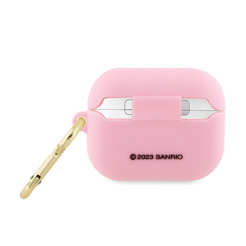 Hello Kitty silikoninis 3D Kitty galvutės dėklas, skirtas „AirPods Pro“ (rožinis)