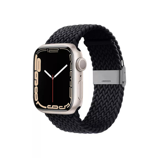 Crong Wave Band – Pintinė apyrankė, skirta „Apple Watch“ 38/40/41/42 mm (grafito)