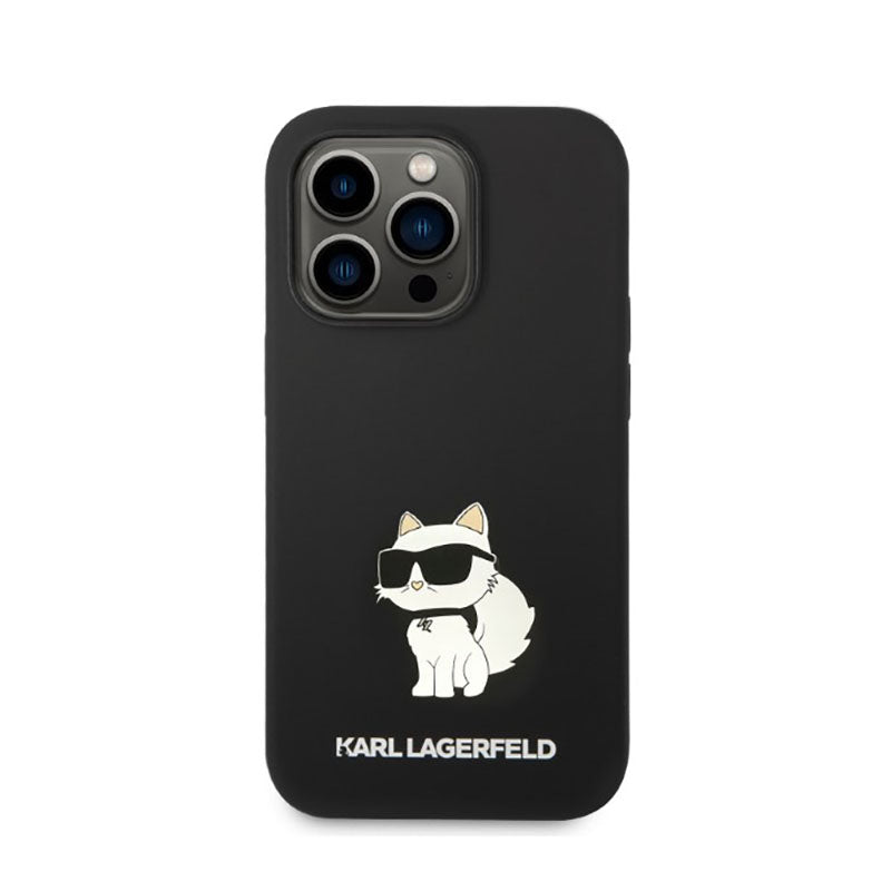 Karl Lagerfeld Silikoninis NFT Choupette – dėklas, skirtas „iPhone 14 Pro Max“ („Black“)