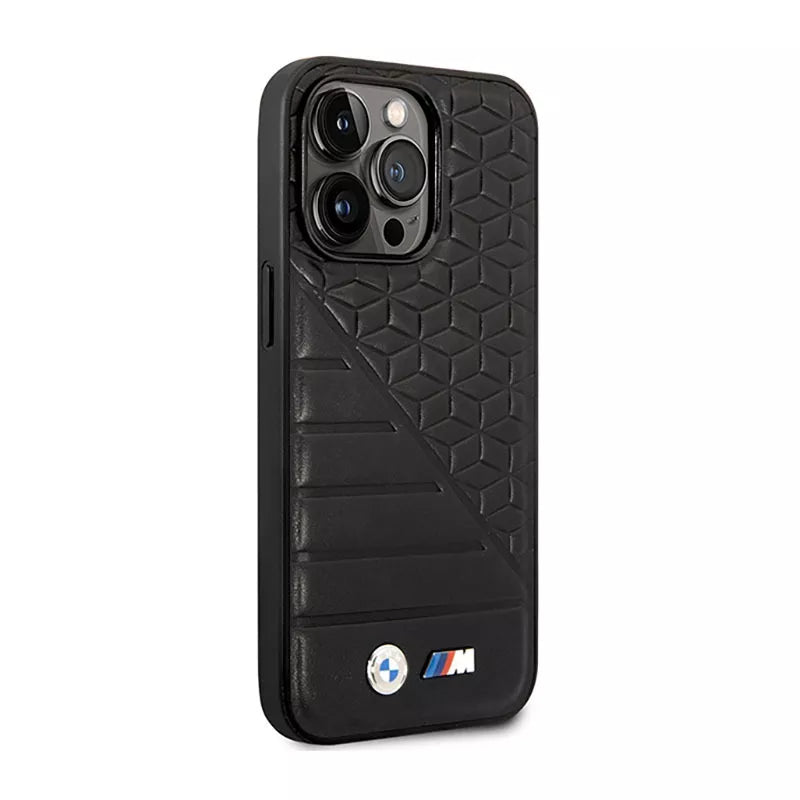 BMW Bi Pattern – dėklas, skirtas iPhone 14 Pro Max (juodas)
