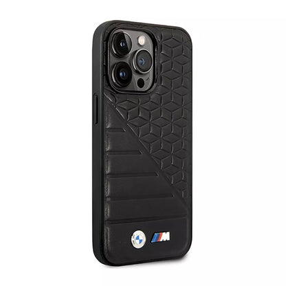 BMW Bi Pattern – dėklas, skirtas iPhone 14 Pro Max (juodas)