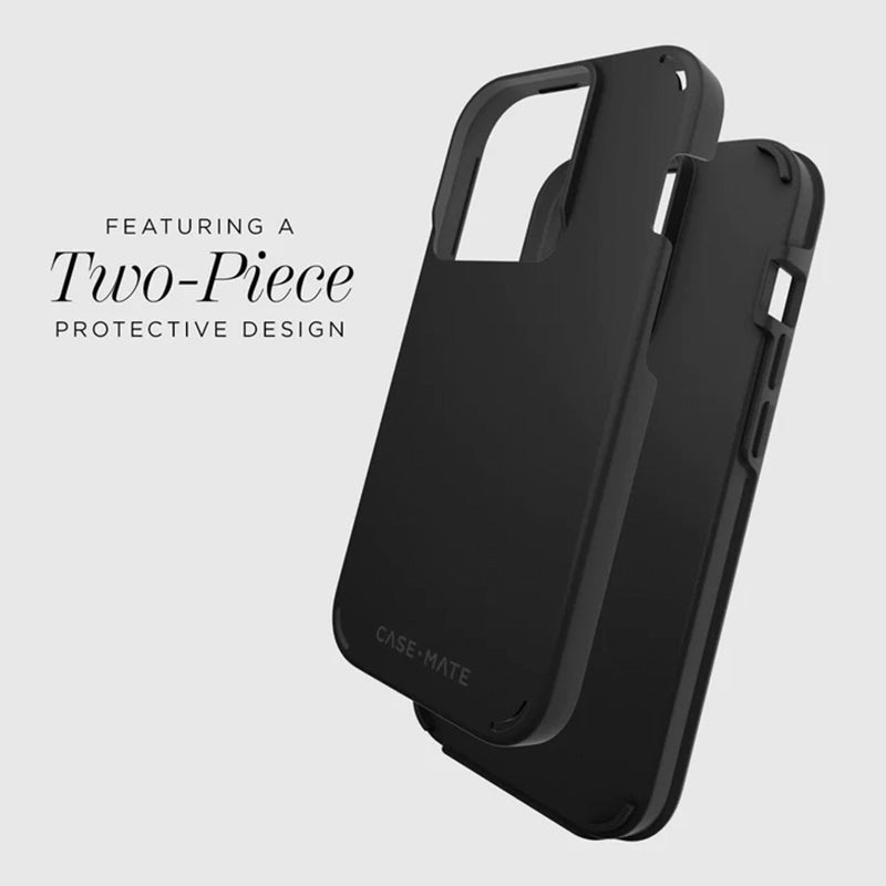Case-Mate Tough Duo – „iPhone 15 Pro“ dėklas (juodas)