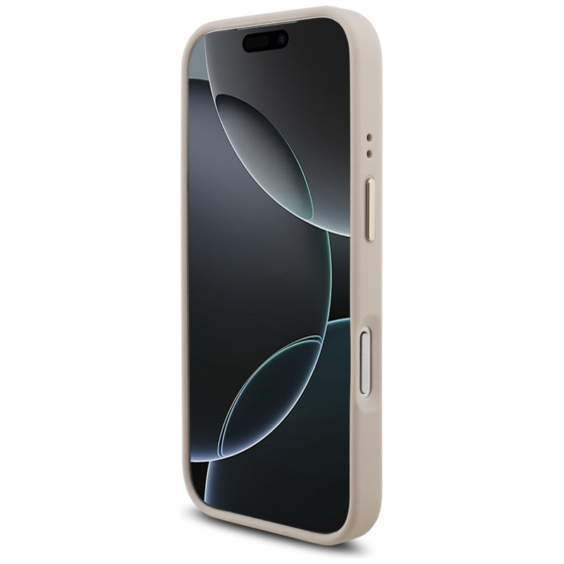 Guess 4G Big 4G Classic Logo - Dėklas iPhone 17 Pro (Rožinė / Auksinė)