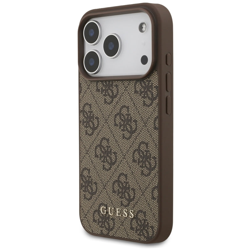 Guess 4G Classic - Dėklas iPhone 17 Pro (rudas)