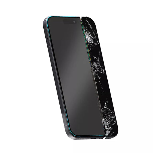 "Crong 7D Nano Flexible Glass" - visiškai dengianti hibridinė ekrano apsauga 9H "iPhone 14 Pro