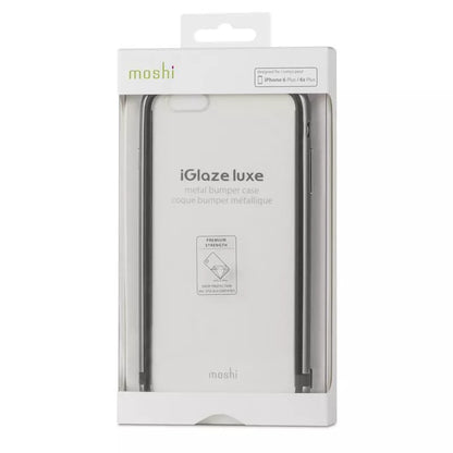 Moshi iGlaze Luxe - Metalinis Bamperio Dėklas, skirtas iPhone 6s Plus / iPhone 6 Plus (titano pilka)