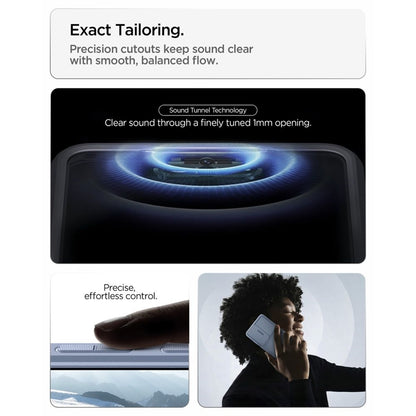 Spigen Optik Armor – dėklas, skirtas Samsung Galaxy S26 Ultra (šviesiai mėlynas)