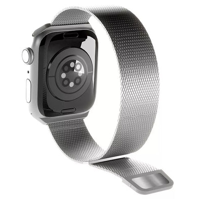 Puro Milanese Magnetic Band - Nerūdijančio plieno apyrankė Apple Watch 38/40/41/42 mm (sidabrinė)