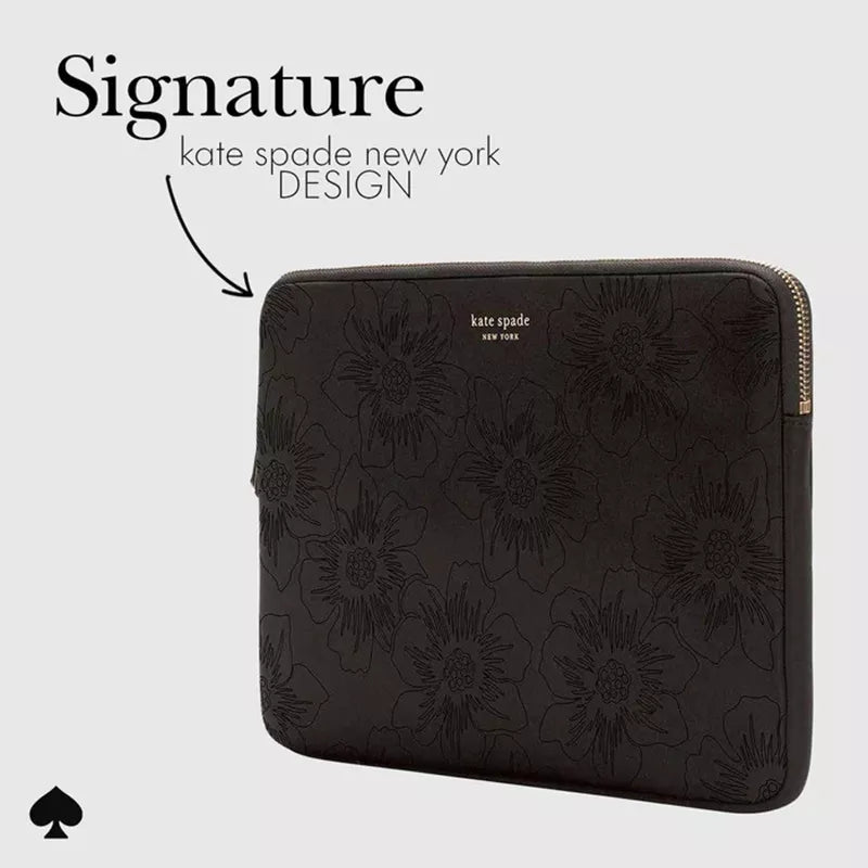 Kate Spade New York Plonas dėklas – MacBook Pro 13" / MacBook Air 13" / Nešiojamas kompiuteris 13" (Atvirkštinis Hollyhock)