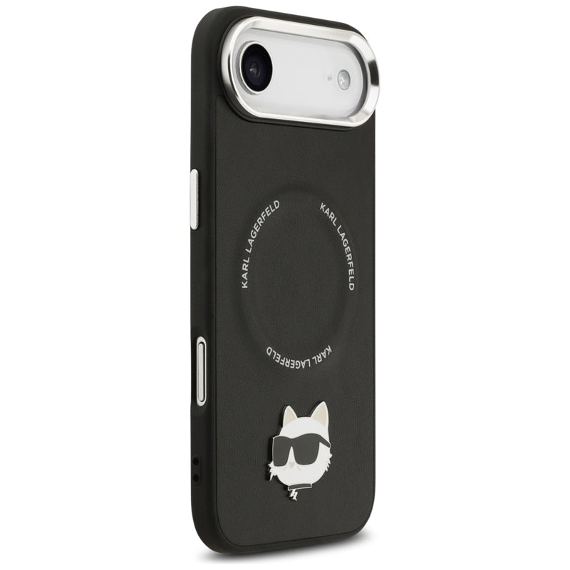 Karl Lagerfeld Choupette Smeigtukas MagSafe - Dėklas iPhone Air (juodas)