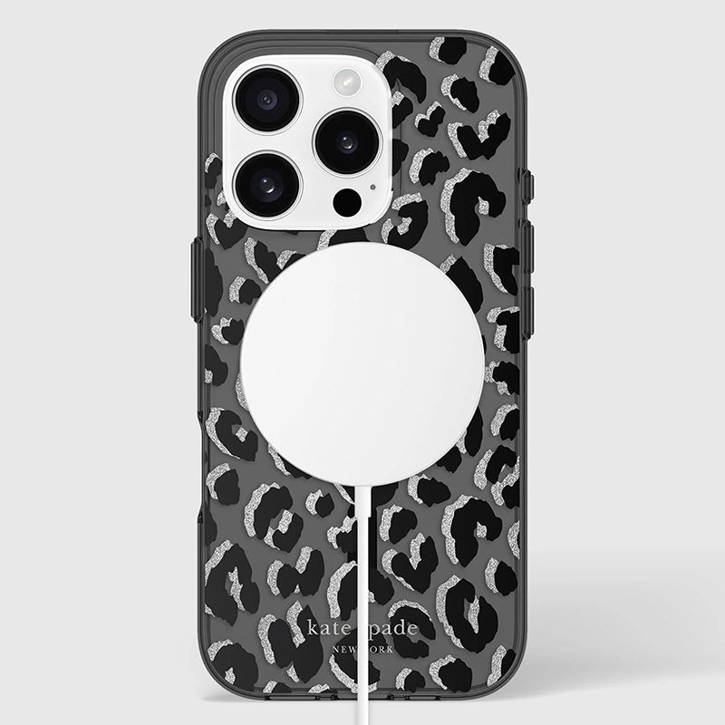 Kate Spade New York Protective MagSafe – dėklas iPhone 16 Pro (City Leopard)