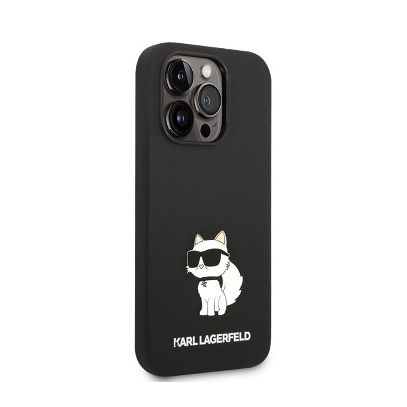 Karl Lagerfeld Silikoninis NFT Choupette – dėklas, skirtas „iPhone 14 Pro Max“ („Black“)