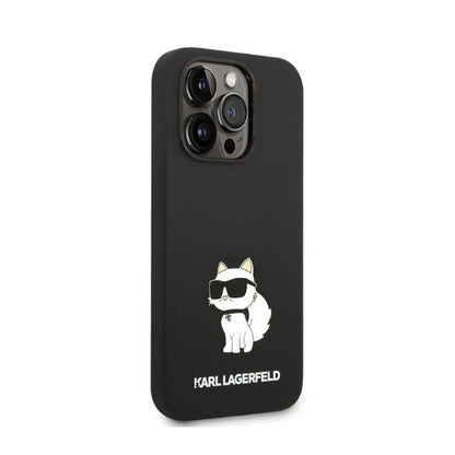 Karl Lagerfeld Silikoninis NFT Choupette – dėklas, skirtas „iPhone 14 Pro Max“ („Black“)