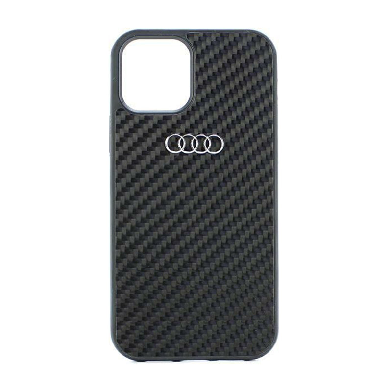 Audi anglies pluošto dėklas, skirtas iPhone 11 (juodas)