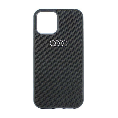 Audi anglies pluošto dėklas, skirtas iPhone 11 (juodas)