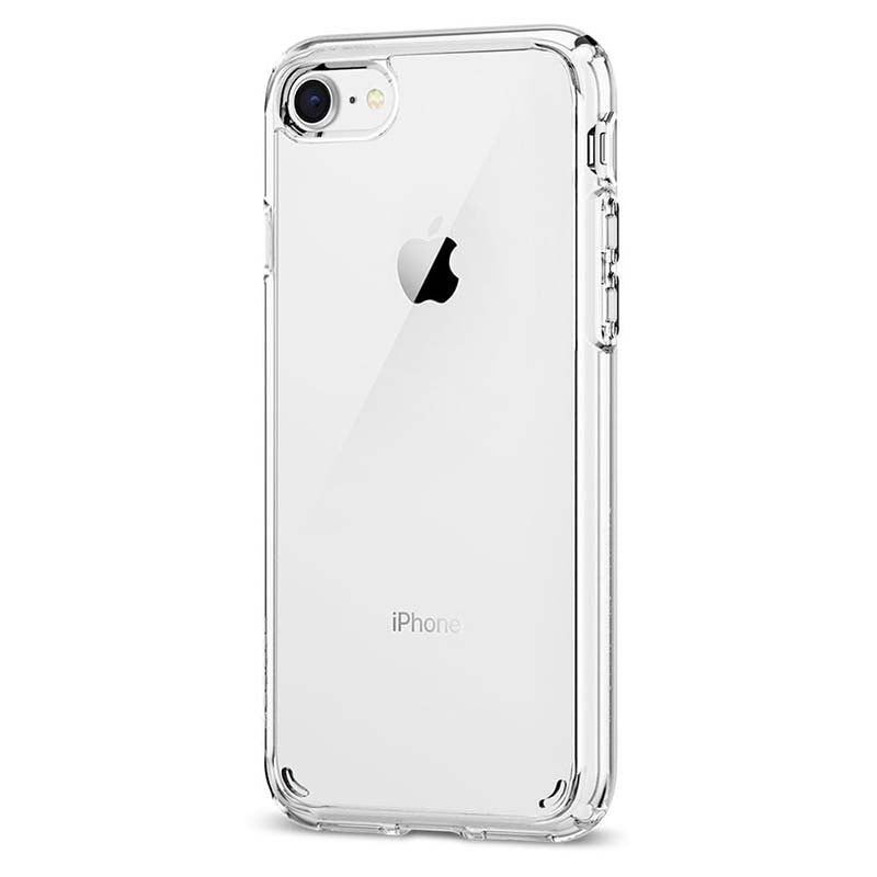 Spigen Ultra Hybrid – dėklas skirtas iPhone SE 2022 / SE 2020 / 8 / 7 (skaidrus)