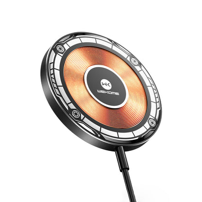 WEKOME WP-U99 Vanguard serija – „MagSafe“ 15W indukcinis įkroviklis (Juodas)