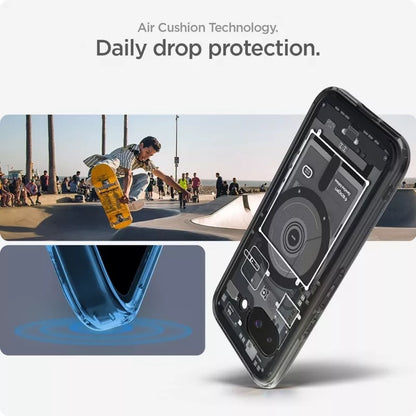 Spigen Ultra Hybrid Mag MagSafe – dėklas Google Pixel 9a (Zero One Black)